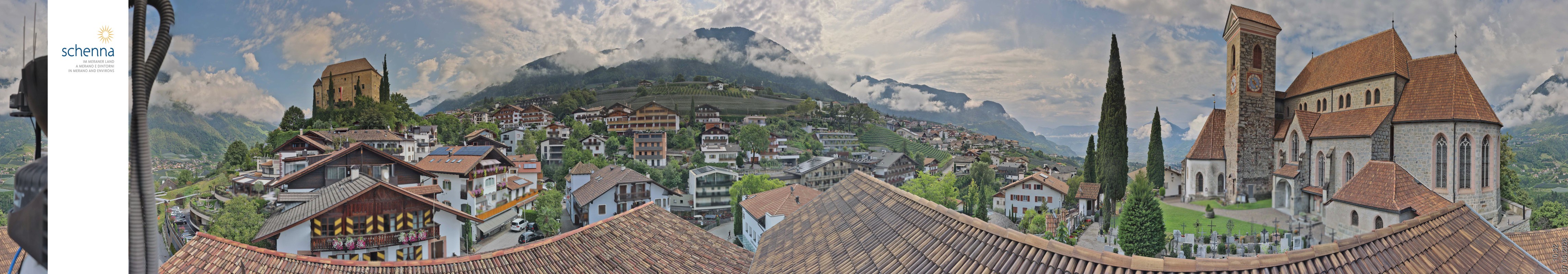 Archived image Webcam Panoramic View of Schenna