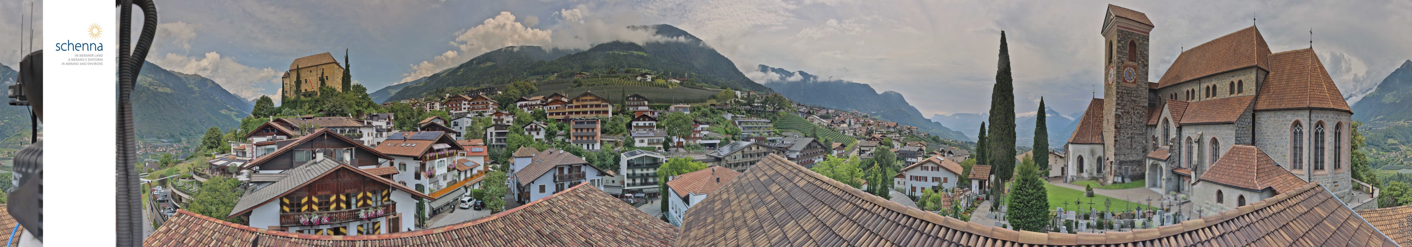 Archived image Webcam Panoramic View of Schenna