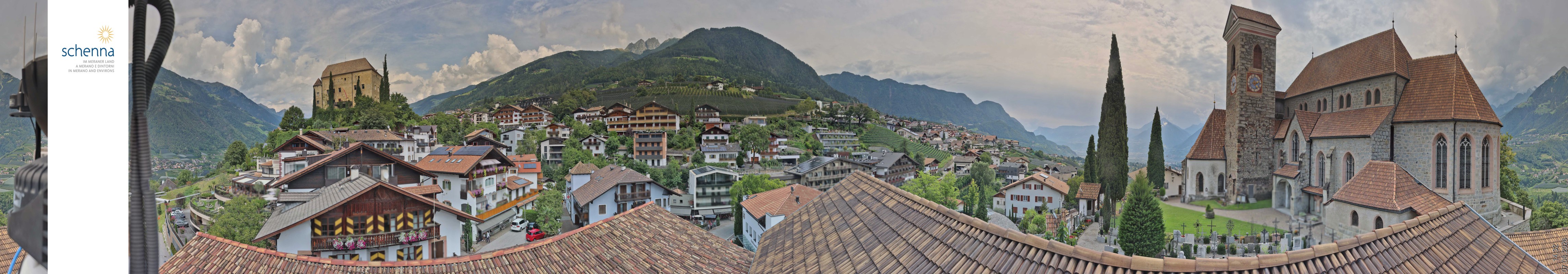 Archived image Webcam Panoramic View of Schenna