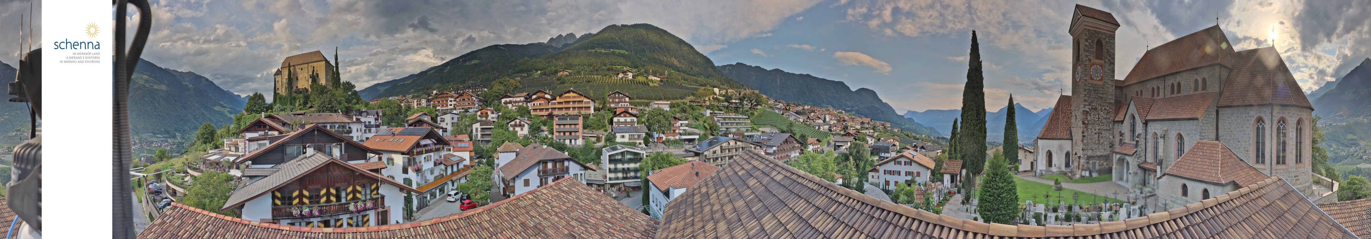 Archived image Webcam Panoramic View of Schenna