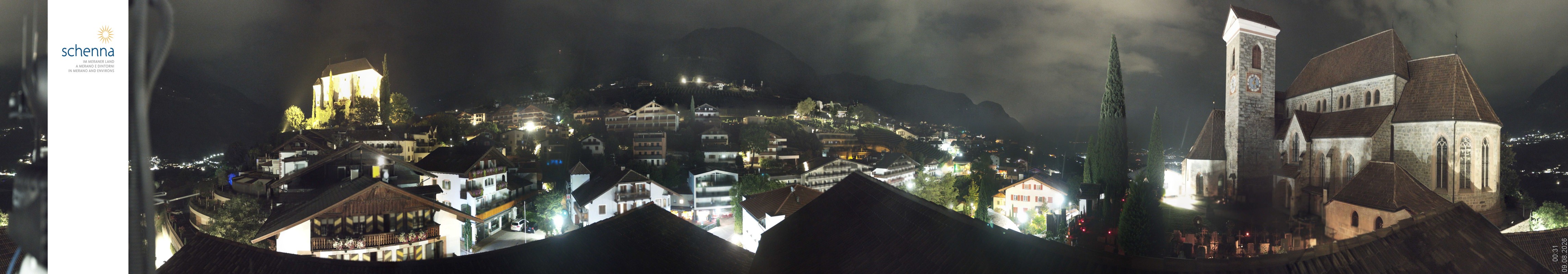 Archived image Webcam Panoramic View of Schenna