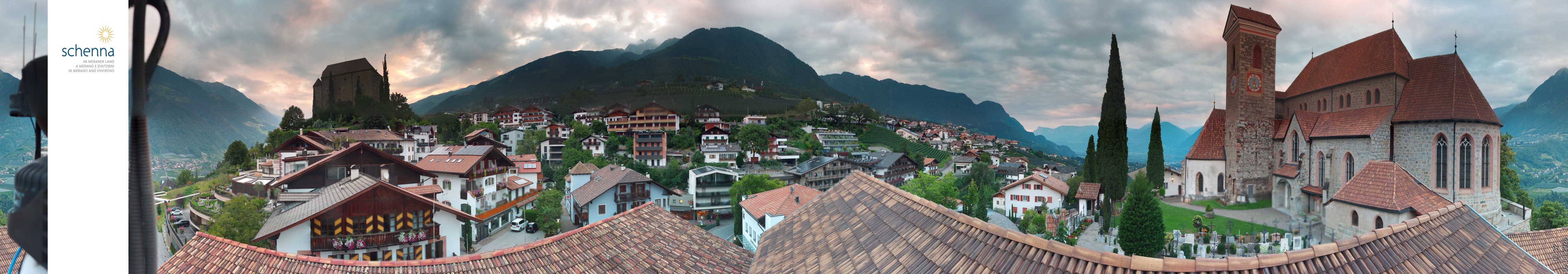 Archived image Webcam Panoramic View of Schenna
