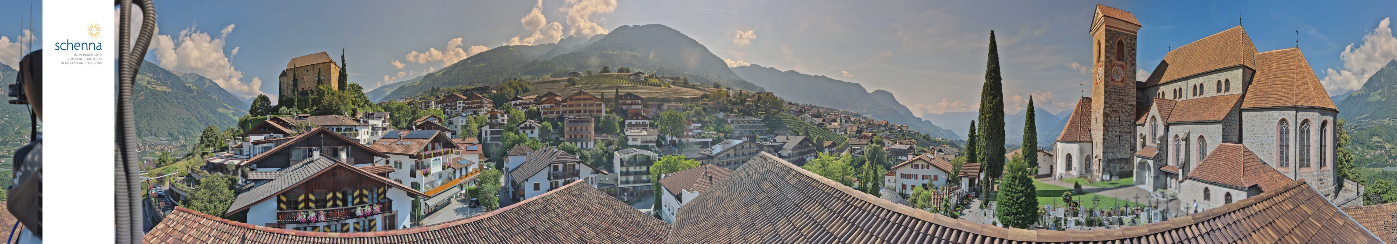Archived image Webcam Panoramic View of Schenna
