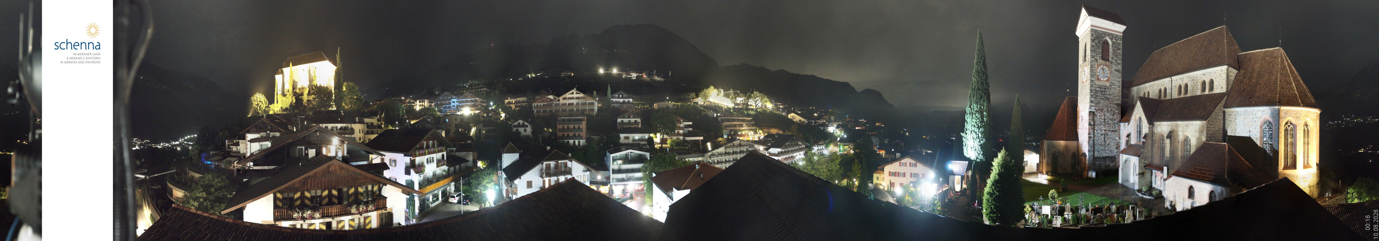 Archiv Foto Webcam Panoramablick Schenna