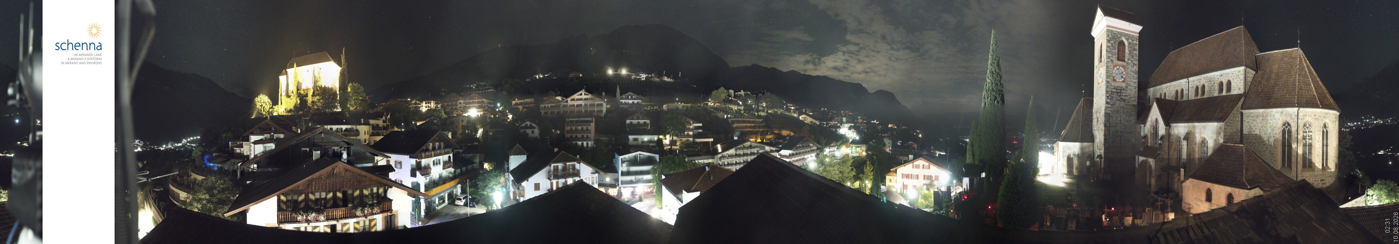 Archiv Foto Webcam Panoramablick Schenna