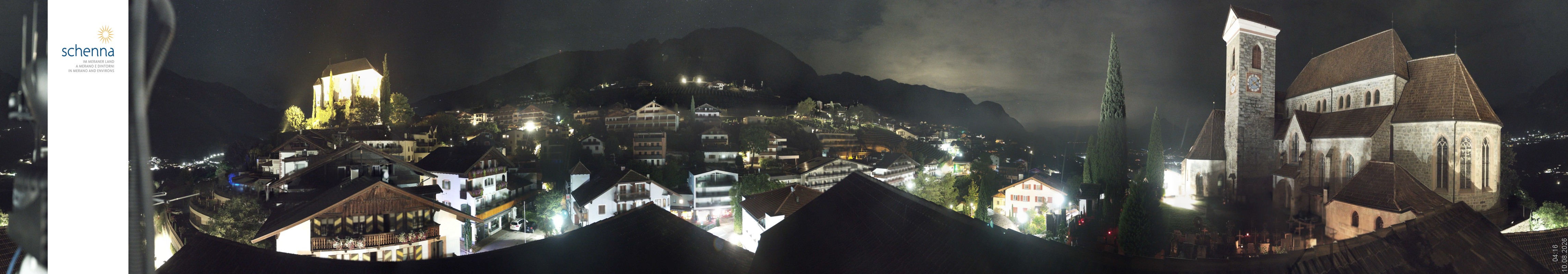 Archiv Foto Webcam Panoramablick Schenna
