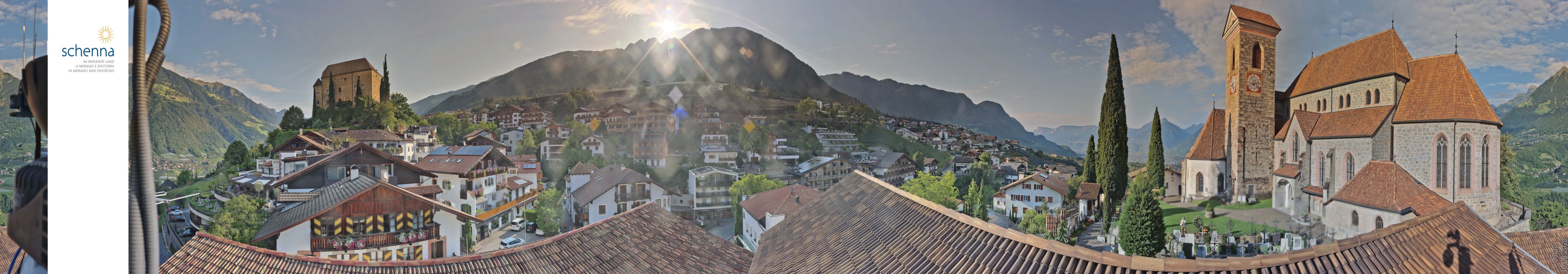 Archiv Foto Webcam Panoramablick Schenna