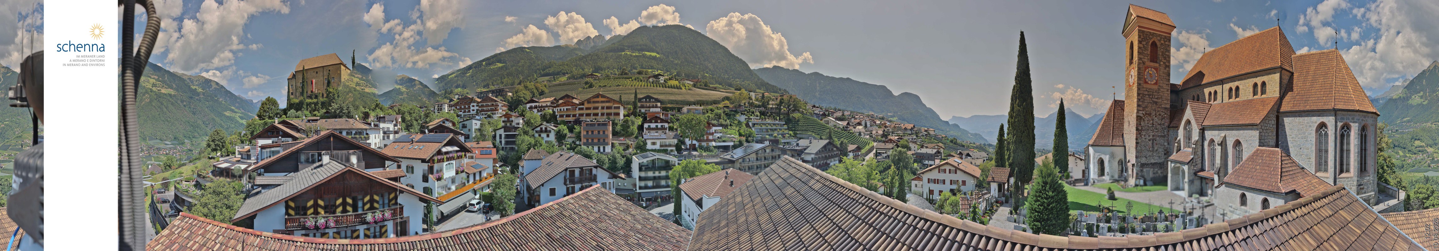 Archiv Foto Webcam Panoramablick Schenna