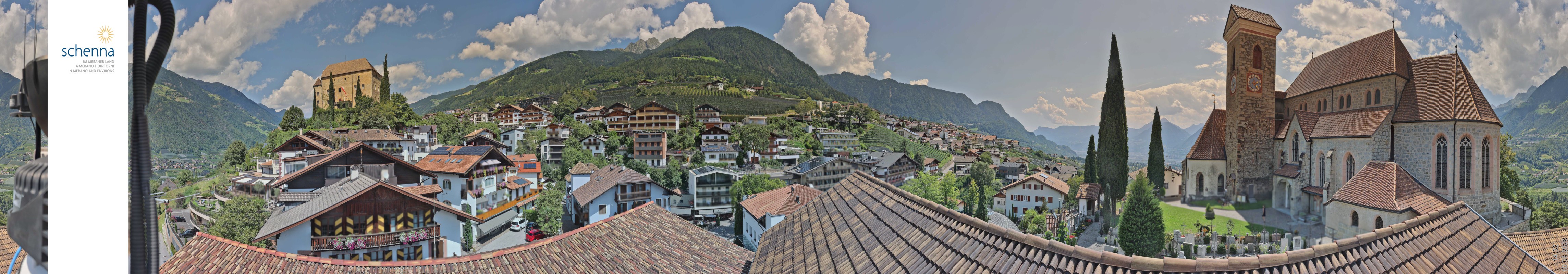 Archiv Foto Webcam Panoramablick Schenna
