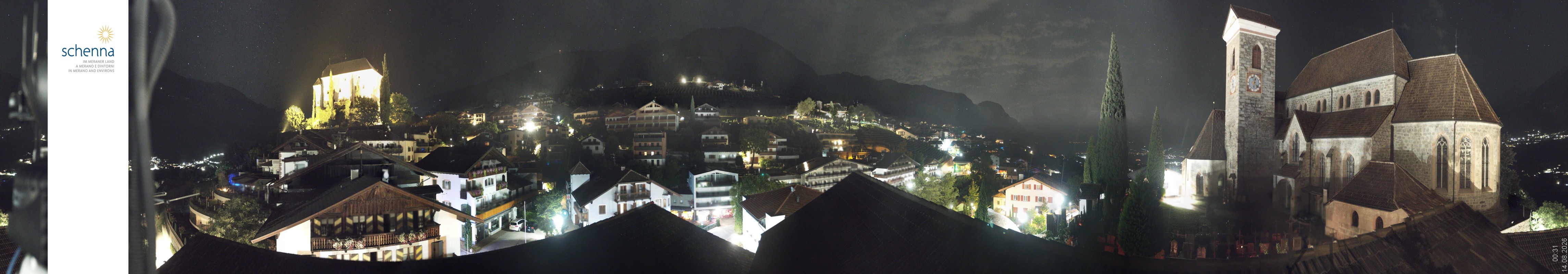 Archiv Foto Webcam Panoramablick Schenna