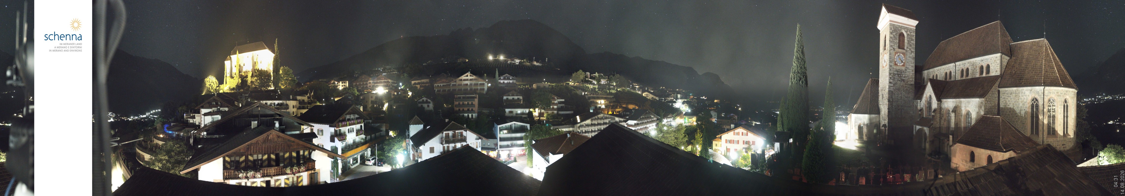 Archiv Foto Webcam Panoramablick Schenna