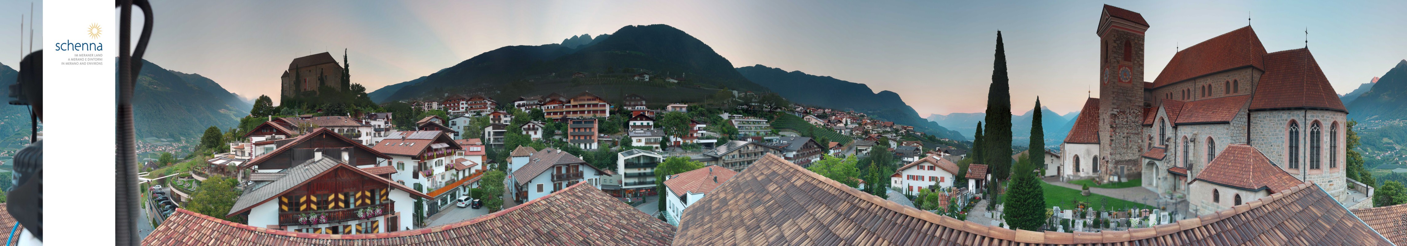 Archiv Foto Webcam Panoramablick Schenna