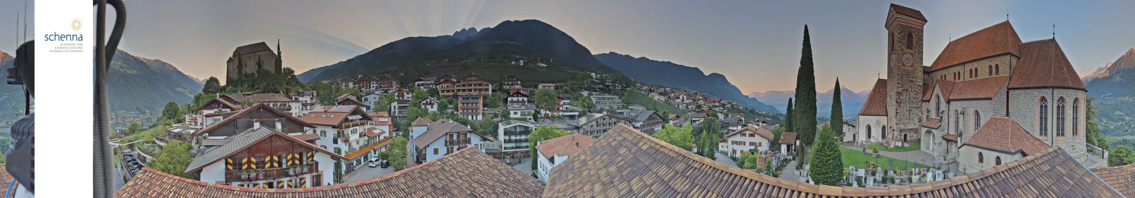 Archiv Foto Webcam Panoramablick Schenna