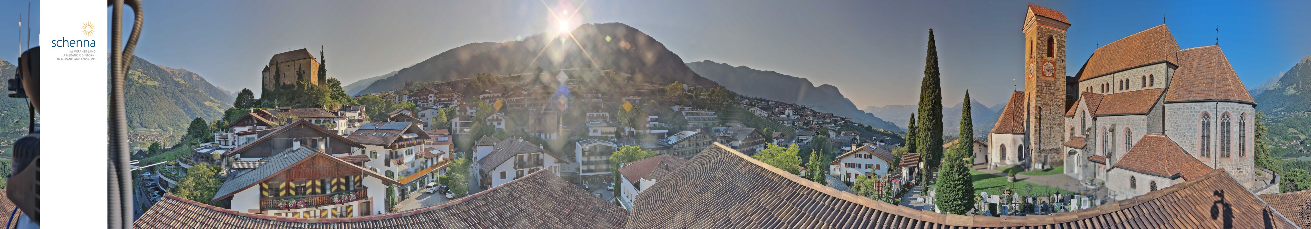 Archiv Foto Webcam Panoramablick Schenna