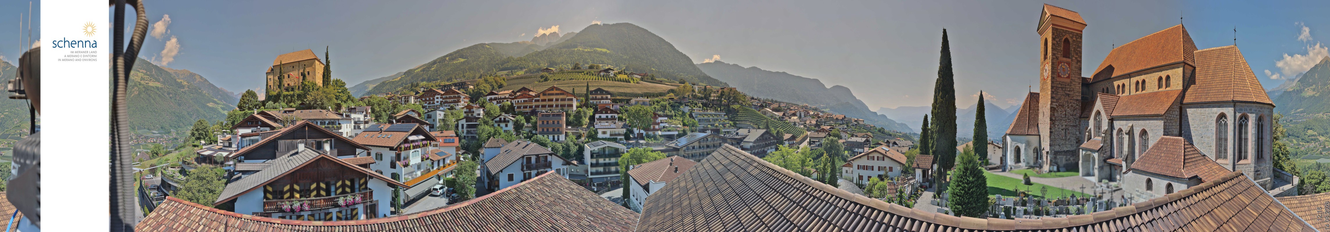 Archiv Foto Webcam Panoramablick Schenna