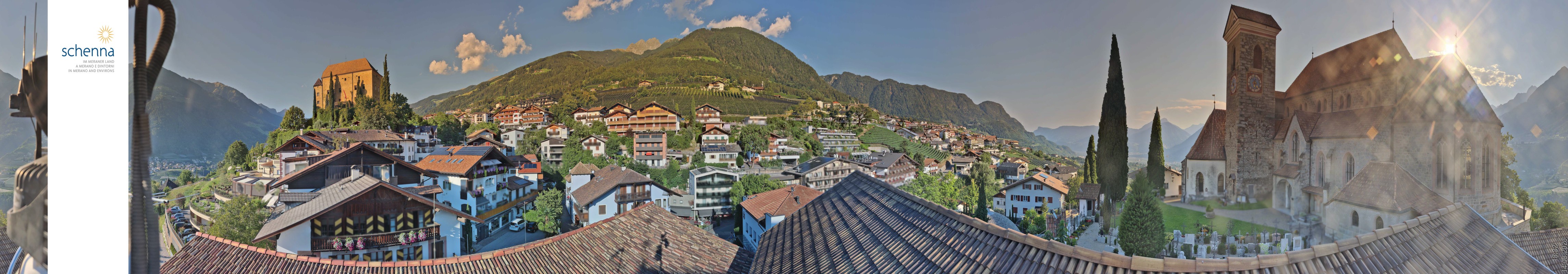 Archiv Foto Webcam Panoramablick Schenna