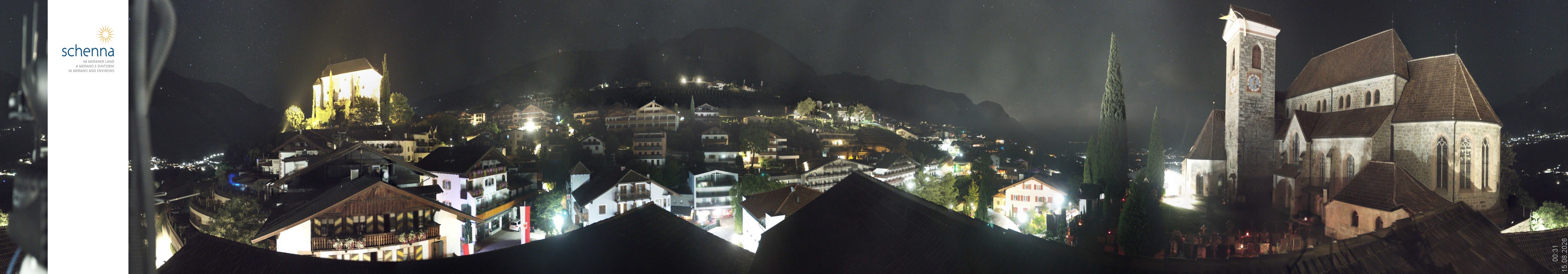 Archiv Foto Webcam Panoramablick Schenna