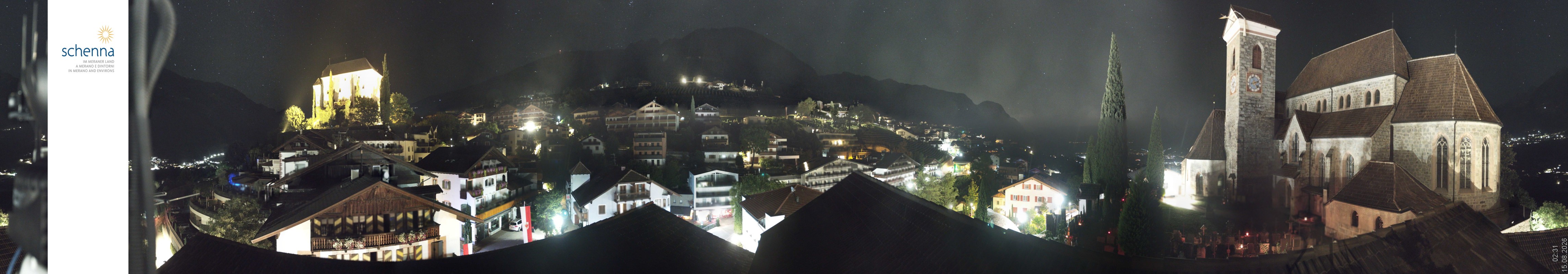 Archiv Foto Webcam Panoramablick Schenna