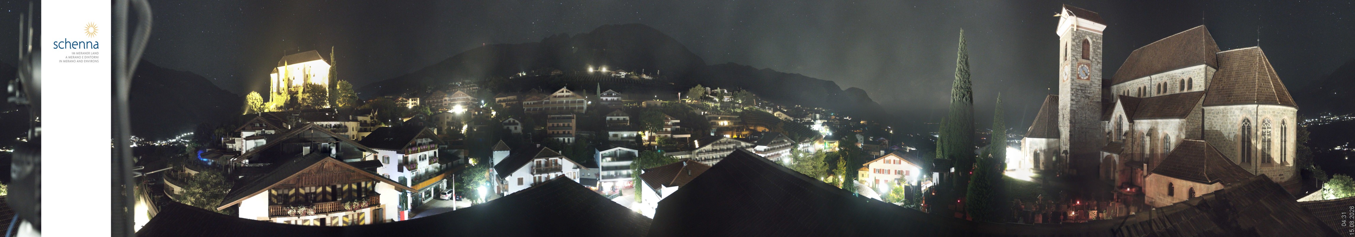Archiv Foto Webcam Panoramablick Schenna