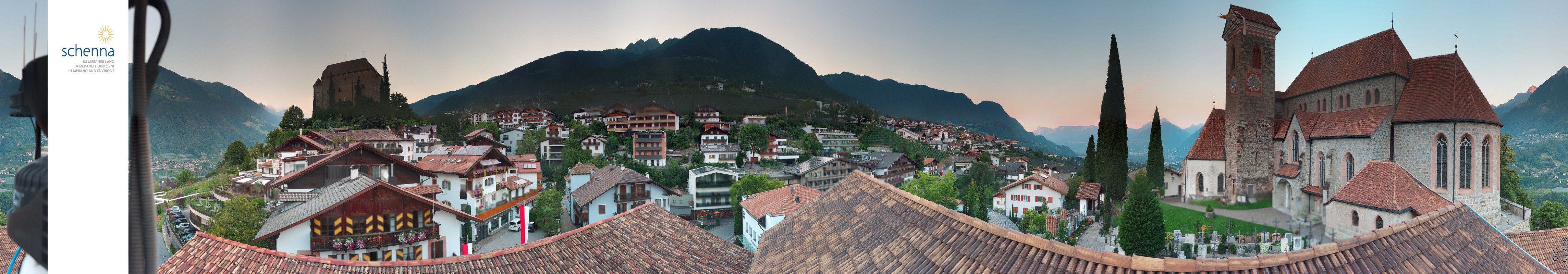 Archiv Foto Webcam Panoramablick Schenna