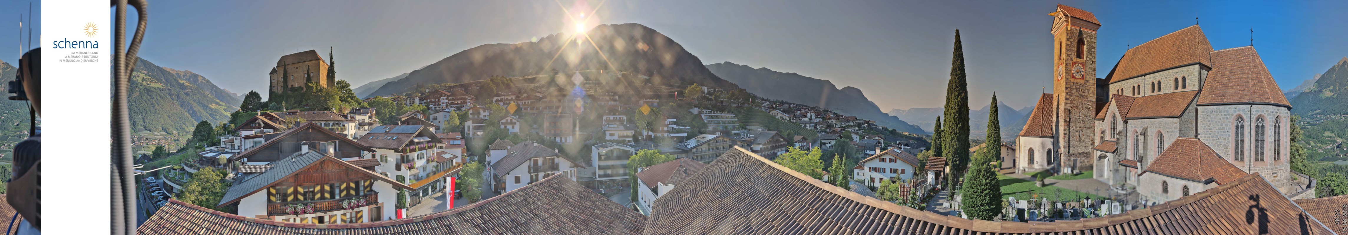 Archiv Foto Webcam Panoramablick Schenna