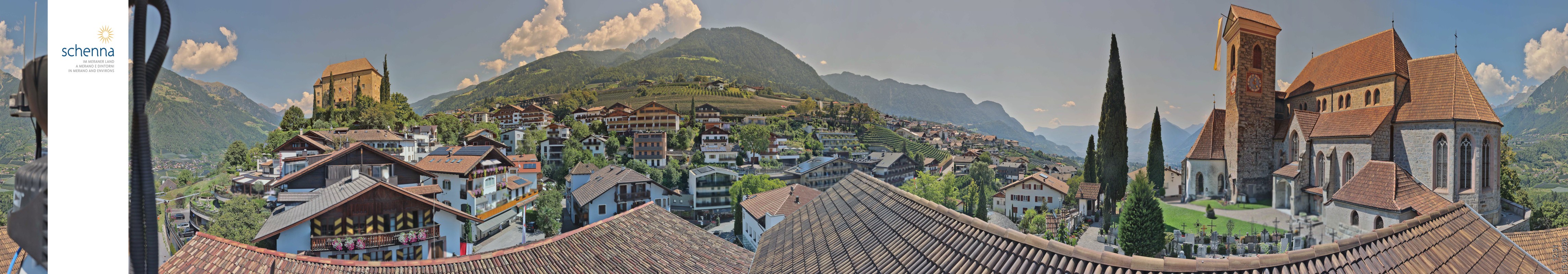 Archiv Foto Webcam Panoramablick Schenna
