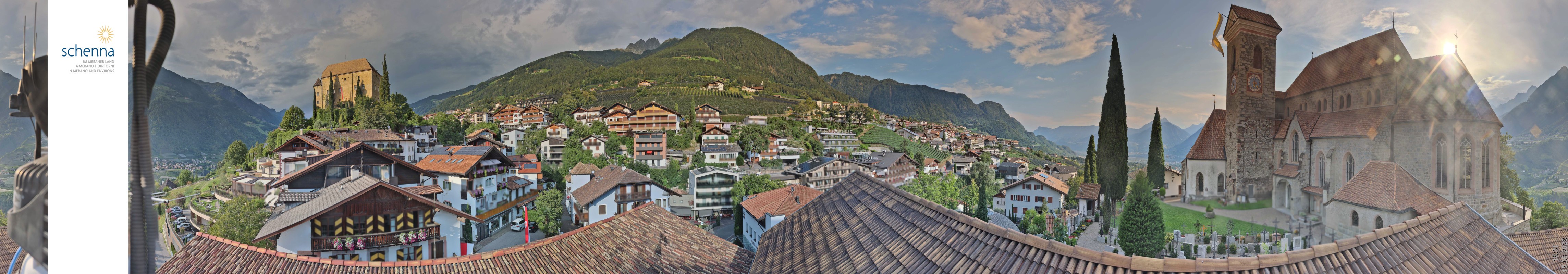 Archiv Foto Webcam Panoramablick Schenna
