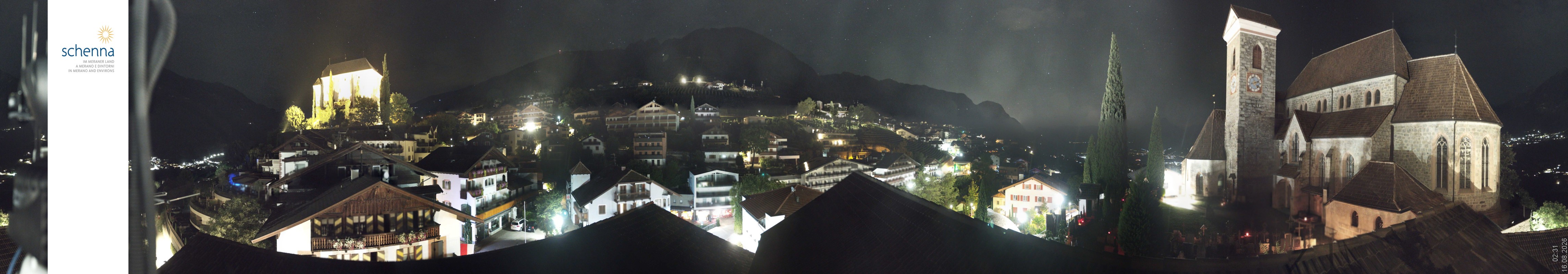 Archiv Foto Webcam Panoramablick Schenna