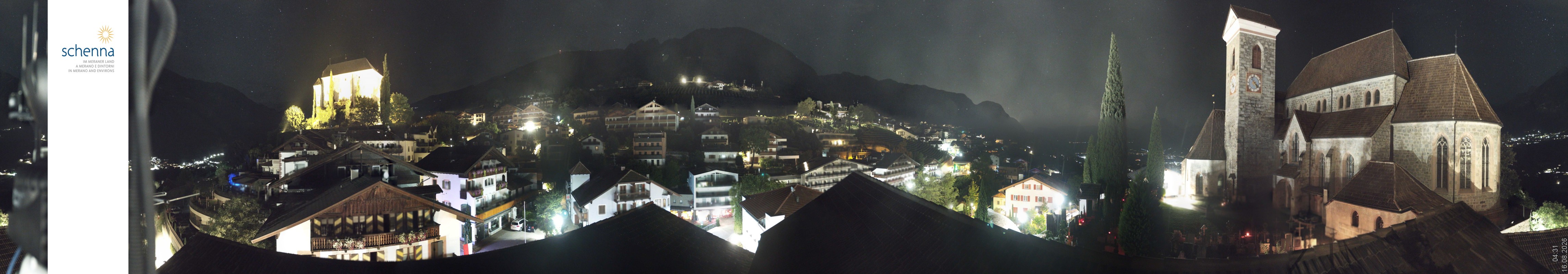 Archiv Foto Webcam Panoramablick Schenna
