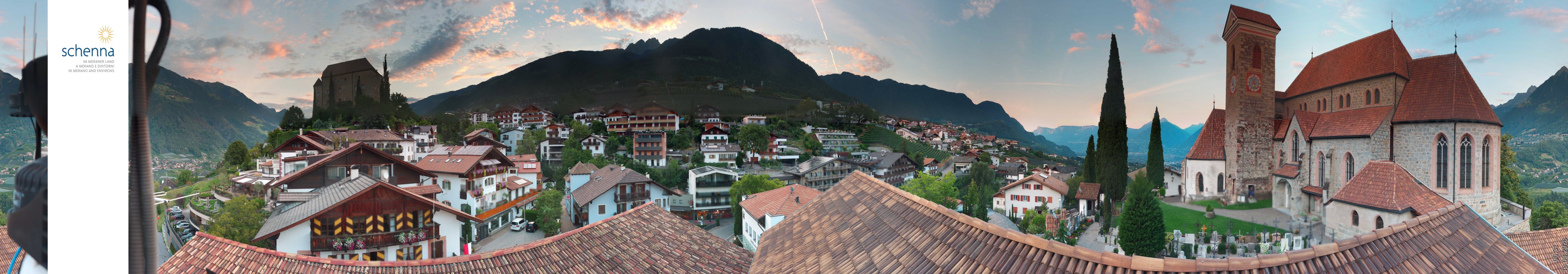 Archiv Foto Webcam Panoramablick Schenna