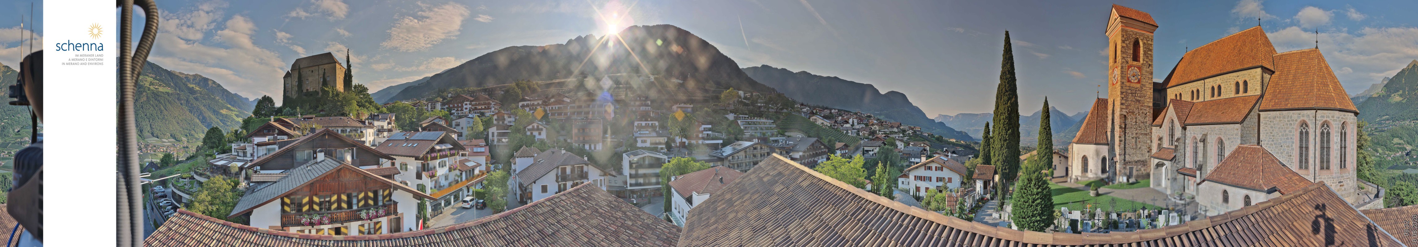 Archiv Foto Webcam Panoramablick Schenna