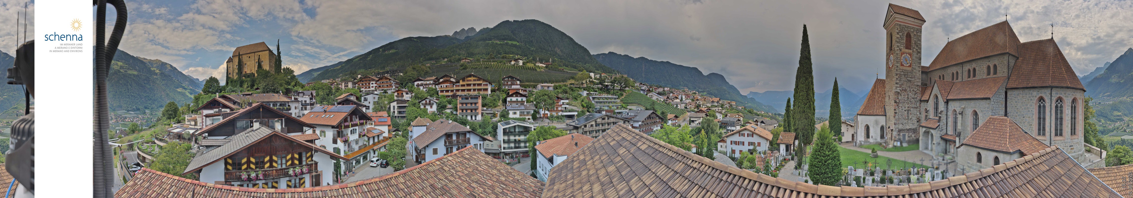 Archiv Foto Webcam Panoramablick Schenna