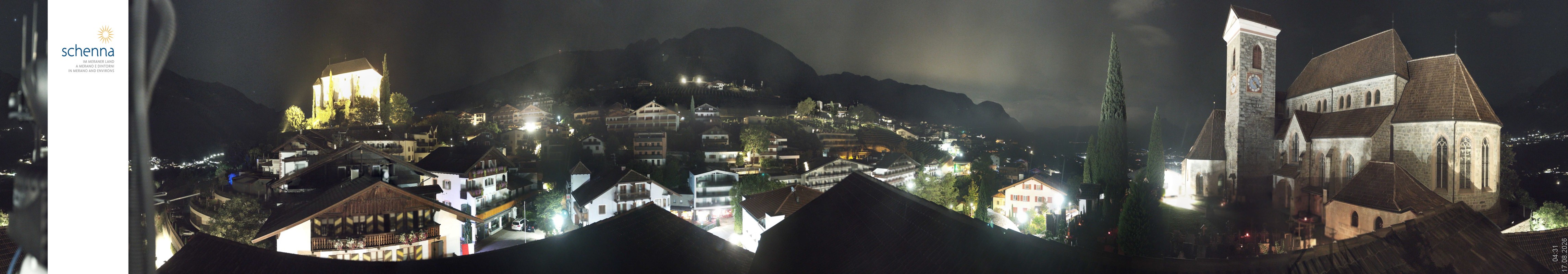Archiv Foto Webcam Panoramablick Schenna