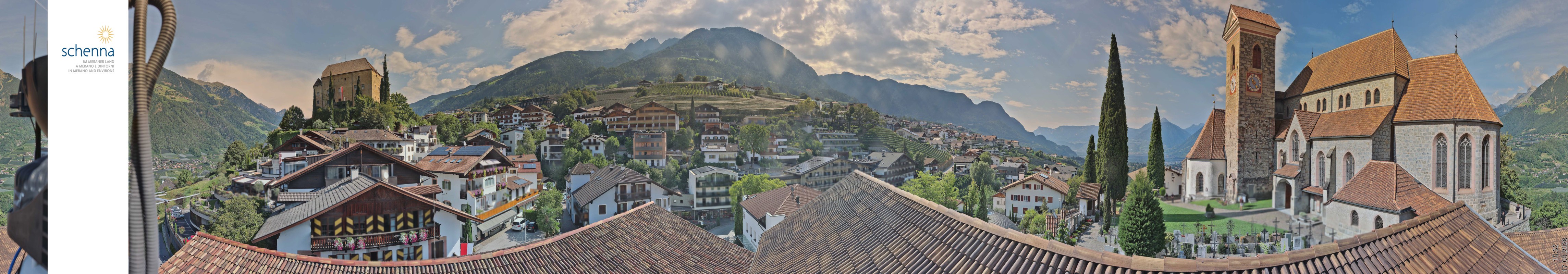 Archiv Foto Webcam Panoramablick Schenna