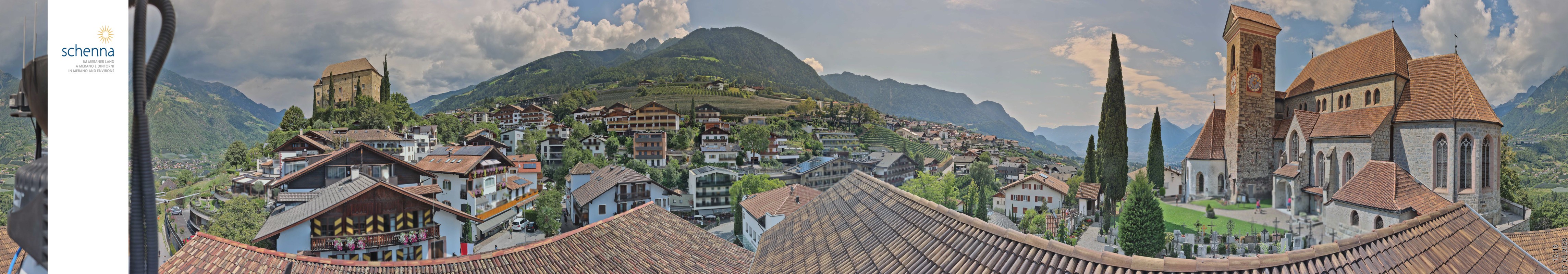 Archiv Foto Webcam Panoramablick Schenna