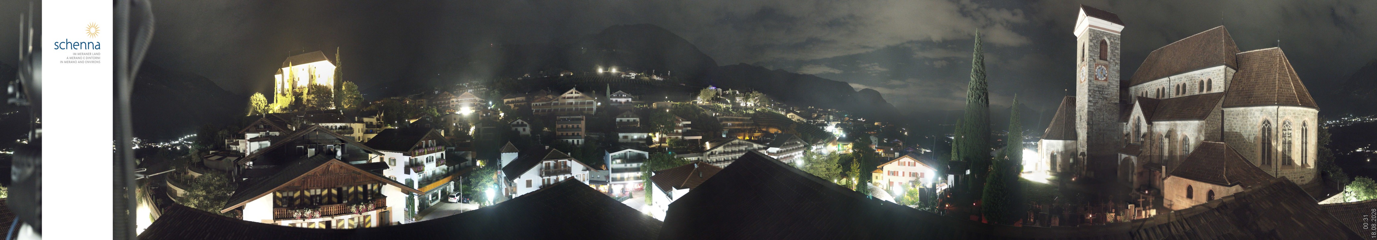 Archiv Foto Webcam Panoramablick Schenna