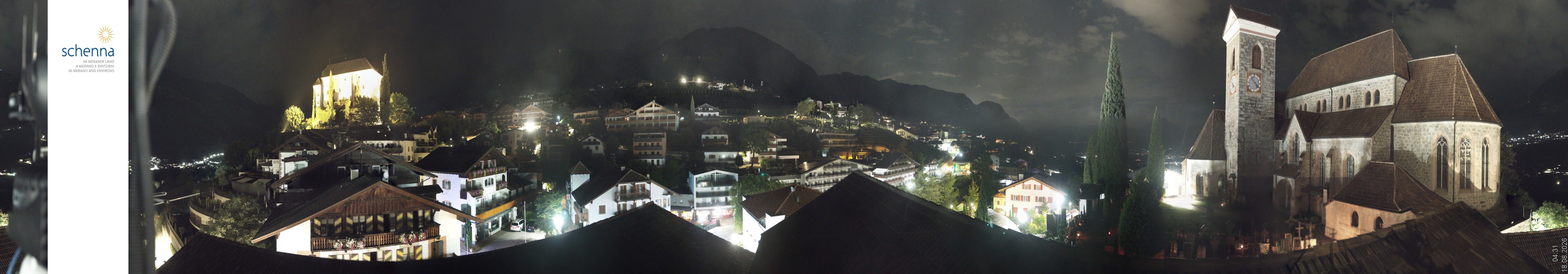 Archiv Foto Webcam Panoramablick Schenna