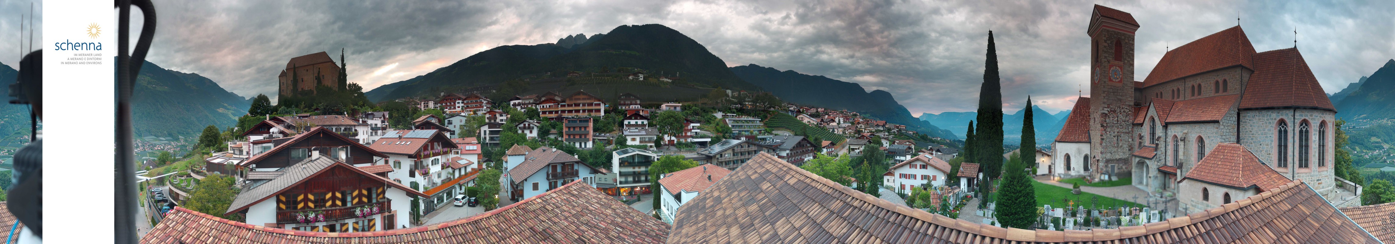 Archiv Foto Webcam Panoramablick Schenna