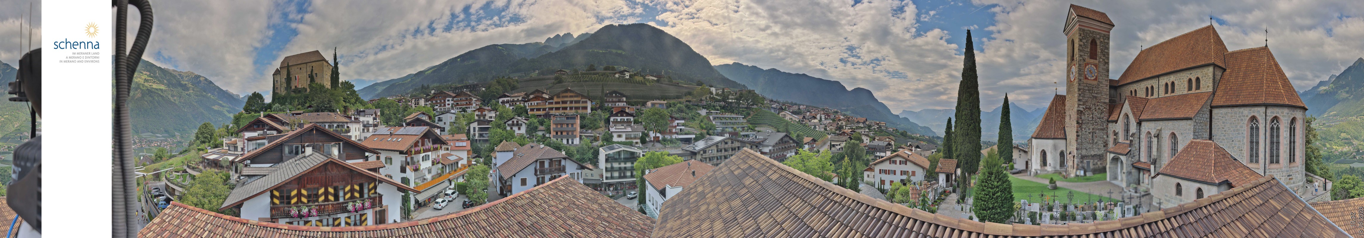 Archiv Foto Webcam Panoramablick Schenna