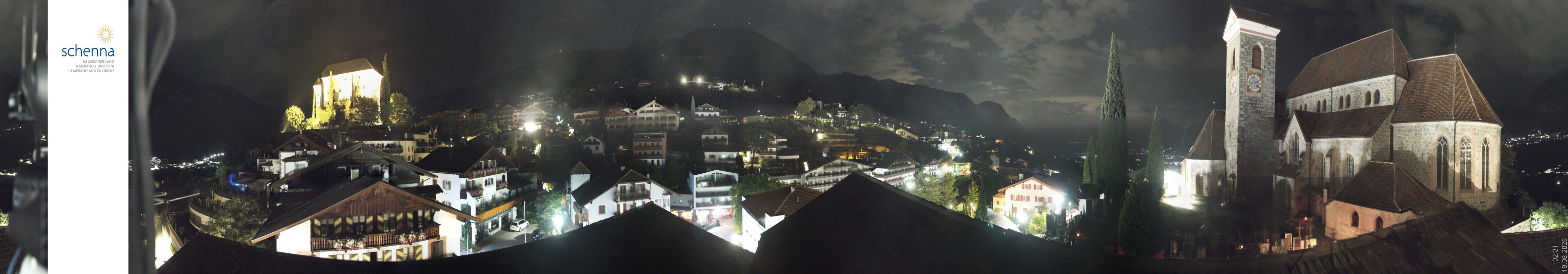 Archiv Foto Webcam Panoramablick Schenna
