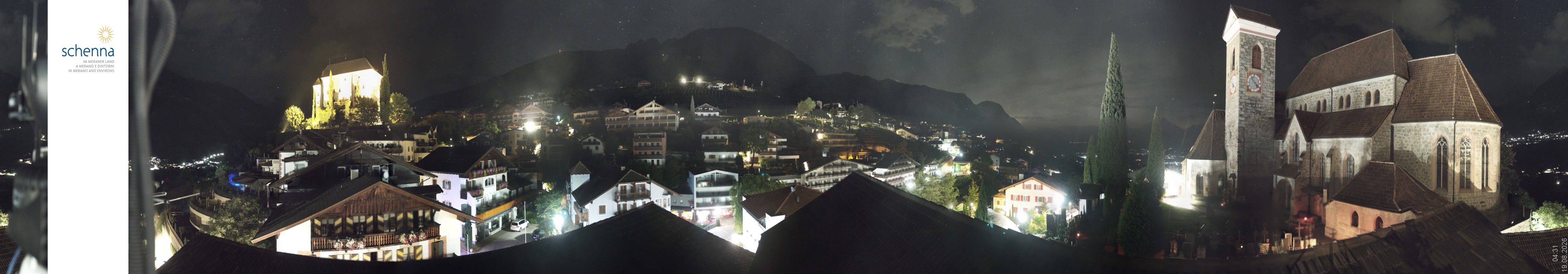 Archiv Foto Webcam Panoramablick Schenna