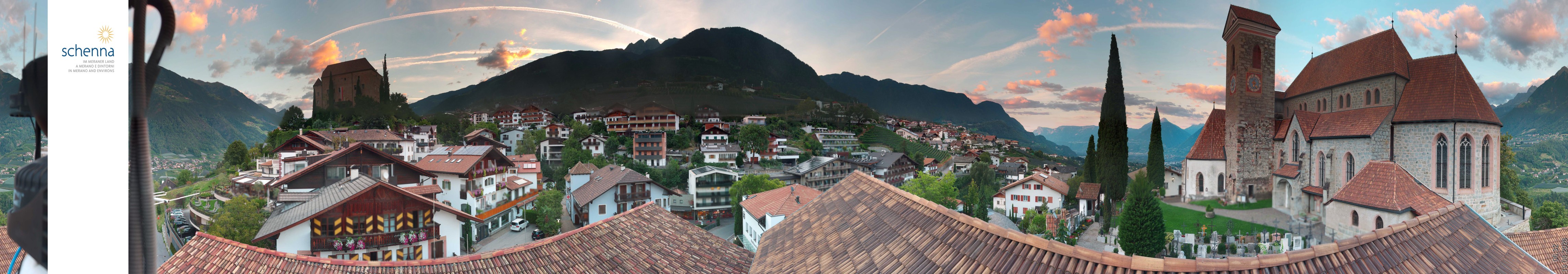 Archiv Foto Webcam Panoramablick Schenna