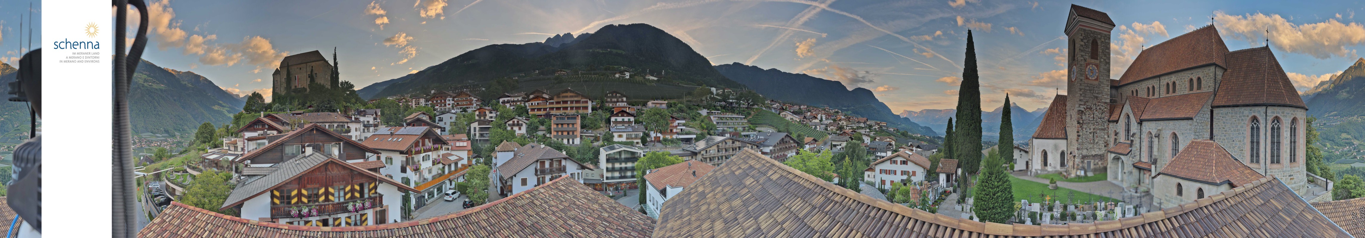 Archiv Foto Webcam Panoramablick Schenna