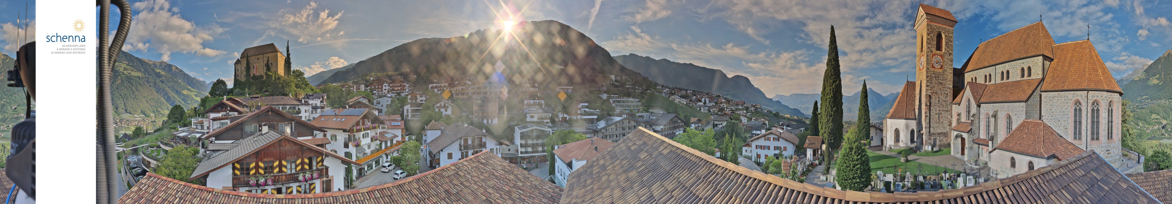 Archiv Foto Webcam Panoramablick Schenna