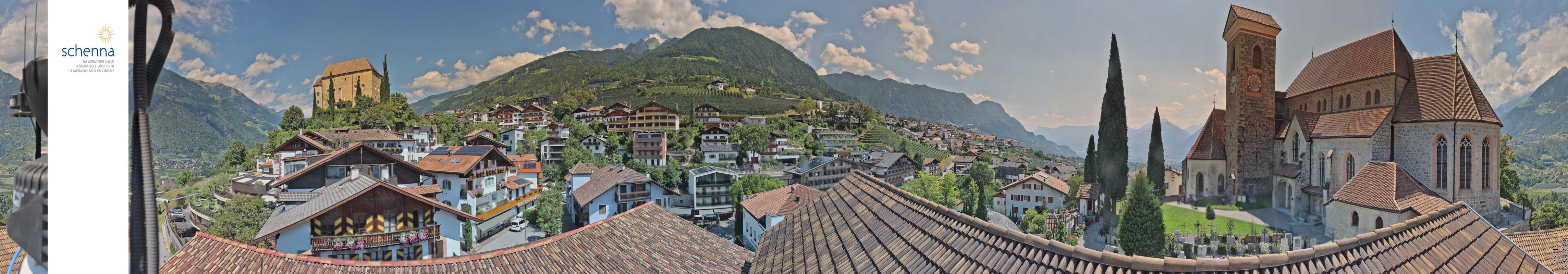 Archiv Foto Webcam Panoramablick Schenna