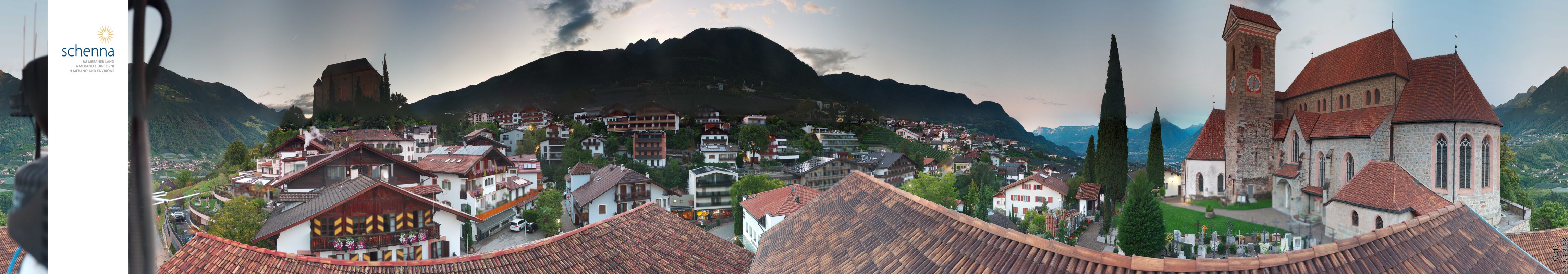 Archived image Webcam Panoramic View of Schenna