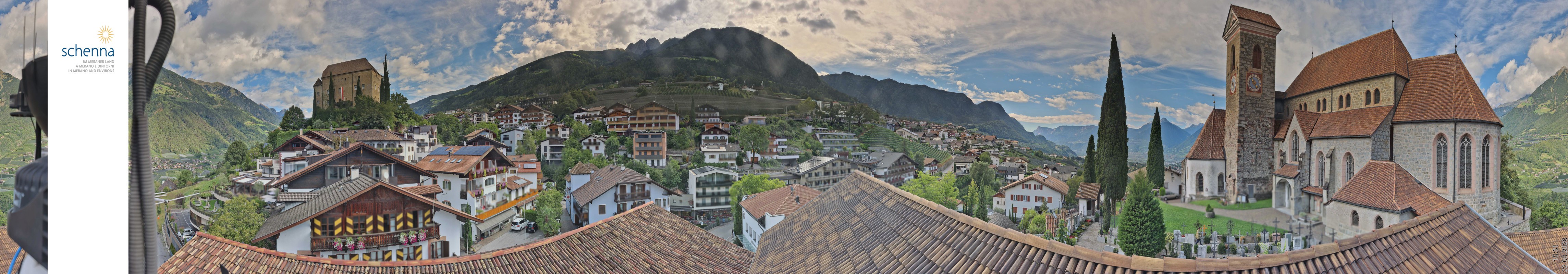 Archived image Webcam Panoramic View of Schenna