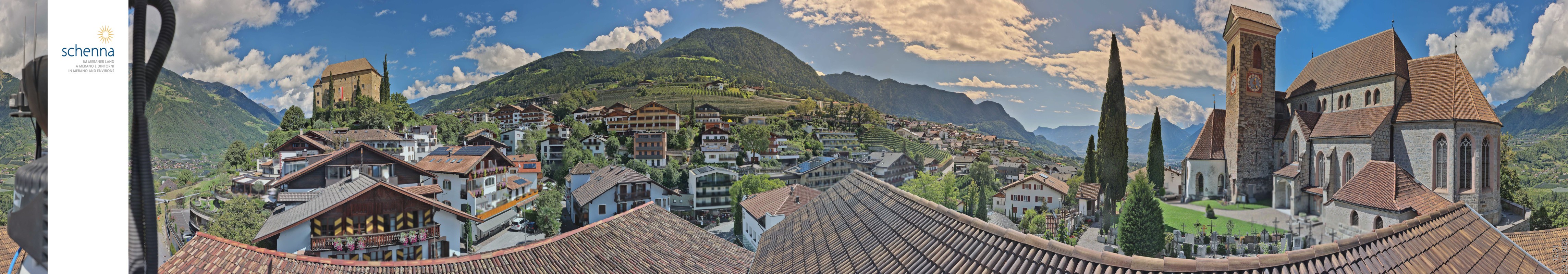 Archived image Webcam Panoramic View of Schenna