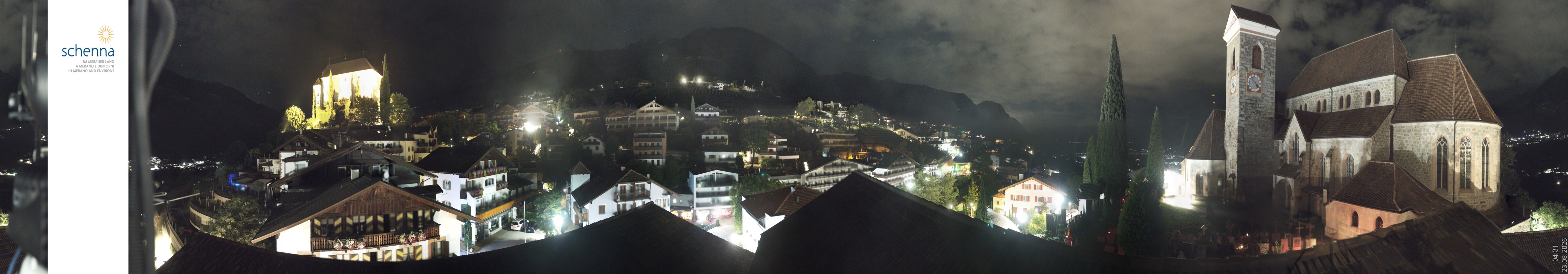 Archived image Webcam Panoramic View of Schenna