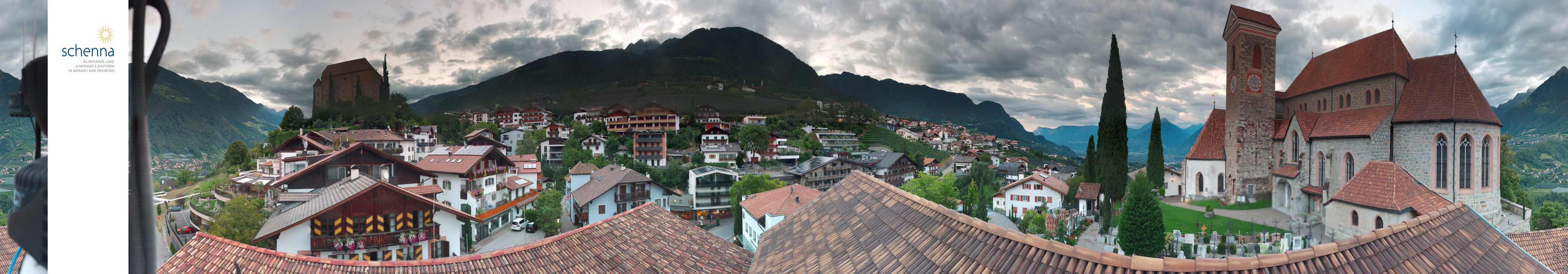 Archived image Webcam Panoramic View of Schenna